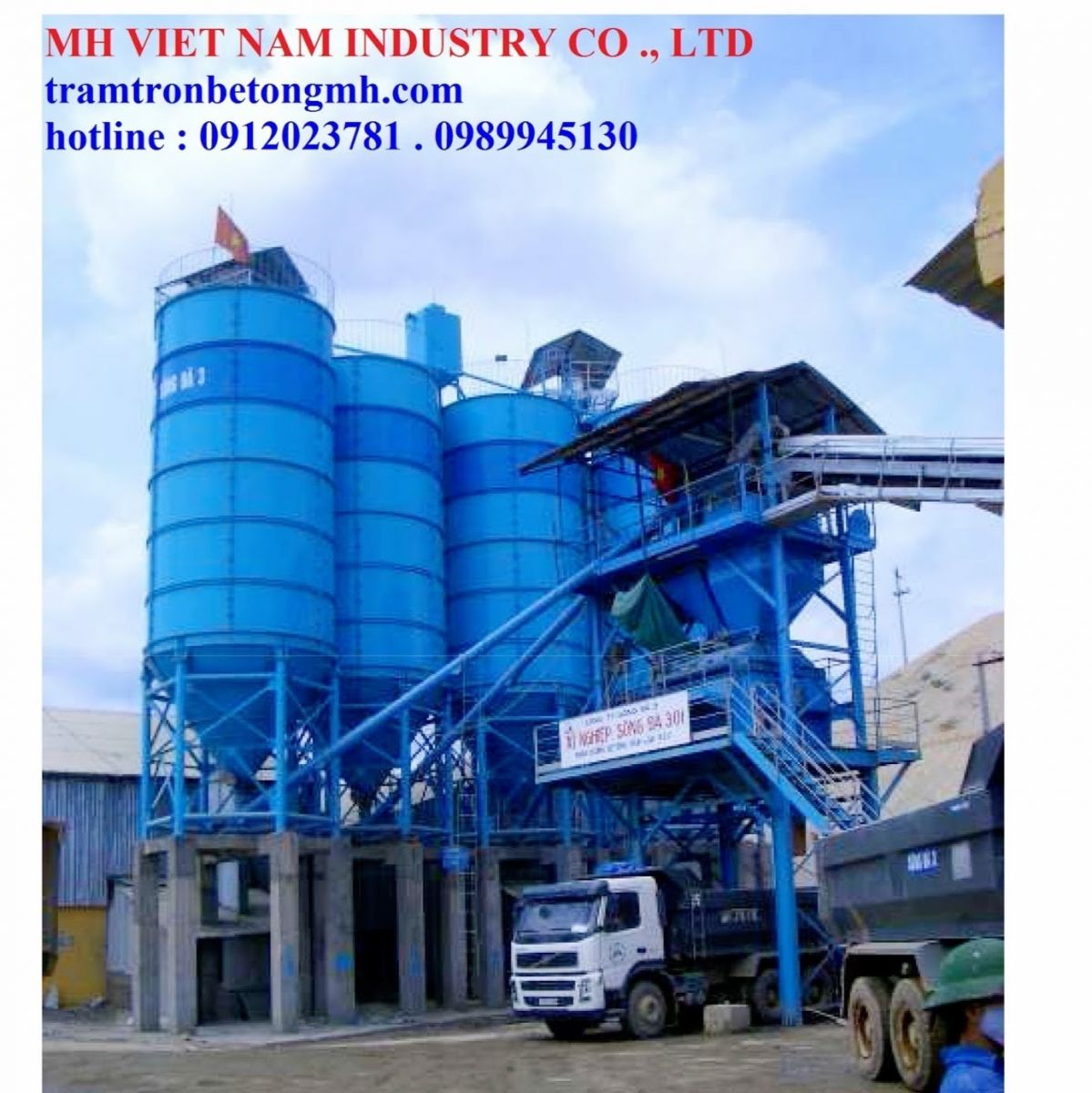 Trạm trộn bê tông 120